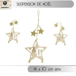 Suspension De Noel Etoile En Bois