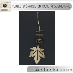 Suspension De Noel Feuille D' Rable
