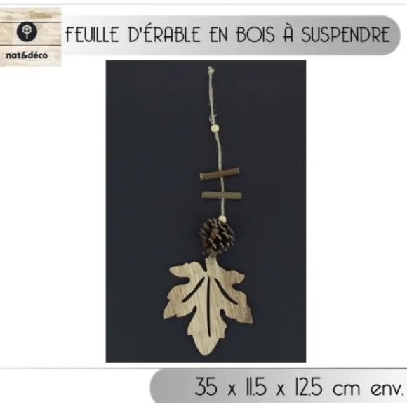 Suspension De Noel Feuille D' Rable