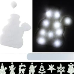 Suspension De Noel Lumineuse 10 Led Pour Fenêtre