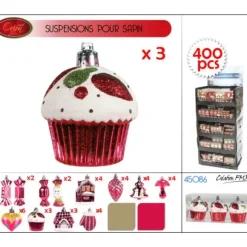 Suspension De Sapin Noel Orion Or X 4 Pi Ces