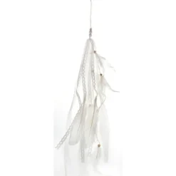 Suspension Mariage Plume Blanche