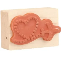 Tampon Bois Coeur Avion