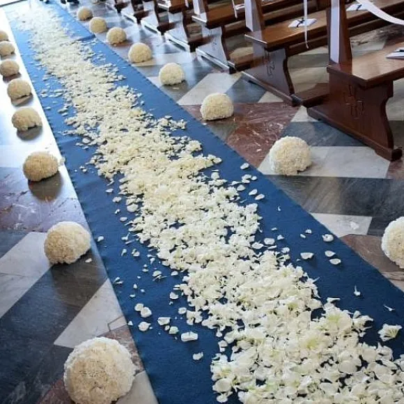 Tapis D'Eglise Bleu Marine G Ant De 15 M Tres