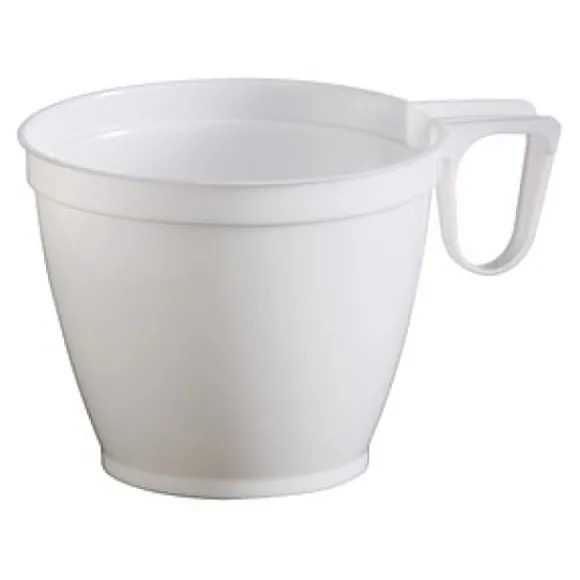 Tasse Caf En Plastique Blanc R Utilisables X 20 Pi Ces