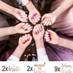 Tatouage Mariage Rose Gold X 13