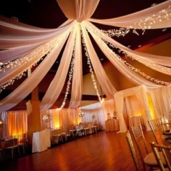 Tenture Mariage 100 M Tres Blanche