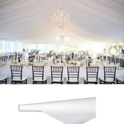 Tenture Mariage 50 M Tres Blanche