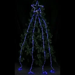 Tomb E Etoil E Lumineuse 180 Led Bleu