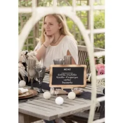 Tr S Grande Ardoise En Bois Naturel