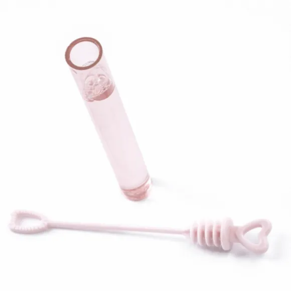 Tube De Bulles Savons Mariage Coeur Rose X 48 Pi Ces