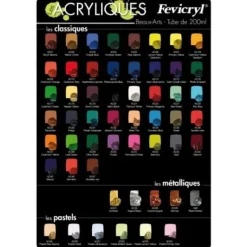 Tube De Peinture Acrylique 200Ml Pastel Violet