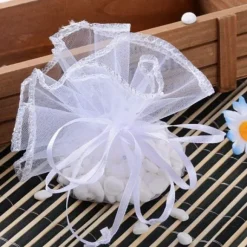 Tulle Drag Es Papillon Blanc X 10 Pi Ces