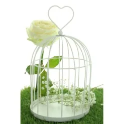 Urne Cage Oiseau Coeur