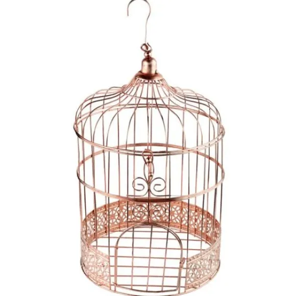 Urne Cage Oiseau Rose Gold
