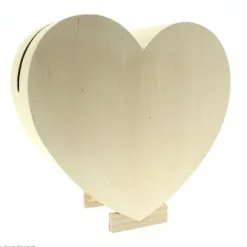 Urne Coeur En Bois Naturel A Personnaliser