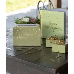 Urne Joyeux Anniversaire M Tallis E Vert Sauge