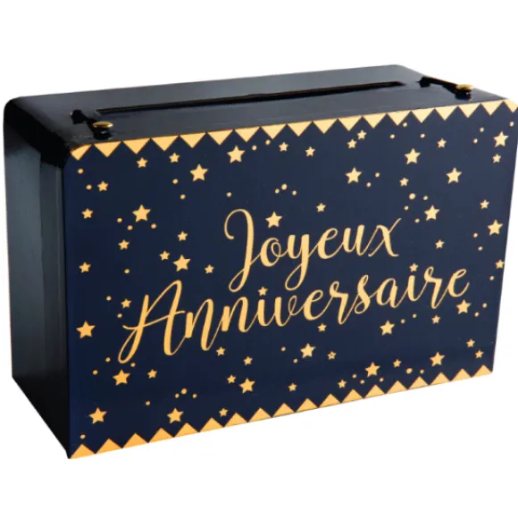 Urne Joyeux Anniversaire M Tallis E Bleu Marine