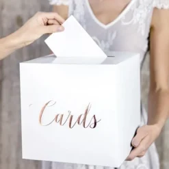 Urne Mariage Cards Rose Gold