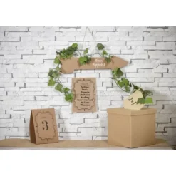 Urne Mariage Carr E Kraft Naturel