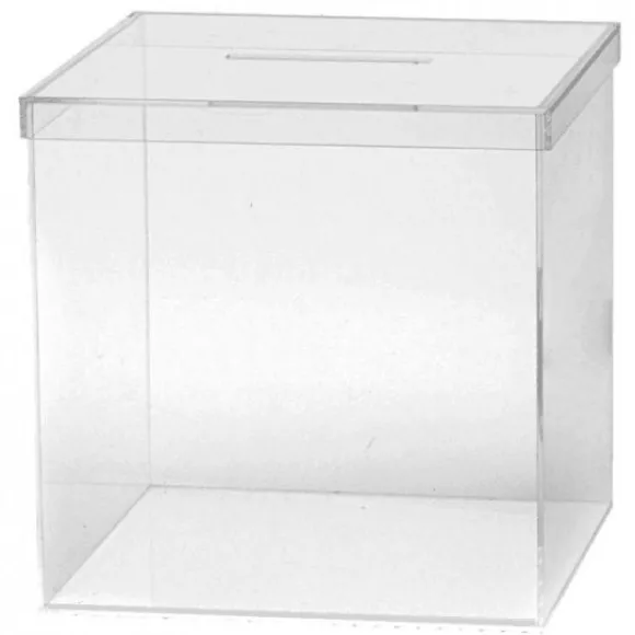 Urne Mariage En Plexi Transparente 25Cm