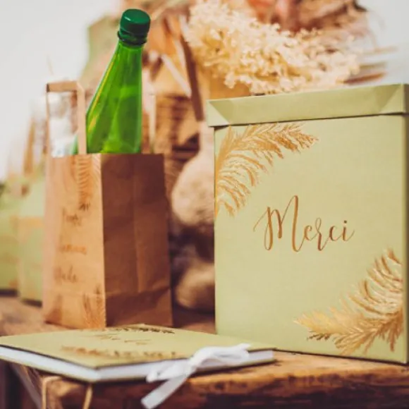 Urne Mariage Theme Pampa