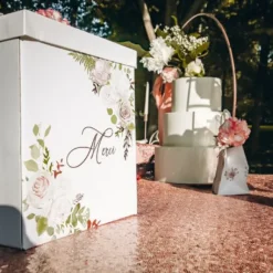 Urne Mariage Vegetal Peony