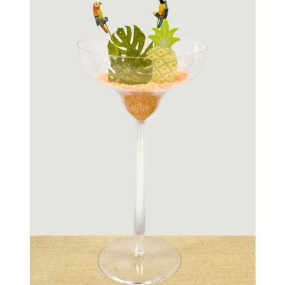 Vase Coupe Champagne En Plastique 48Cm