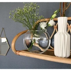 Vase En Verre Ovale 13Cm