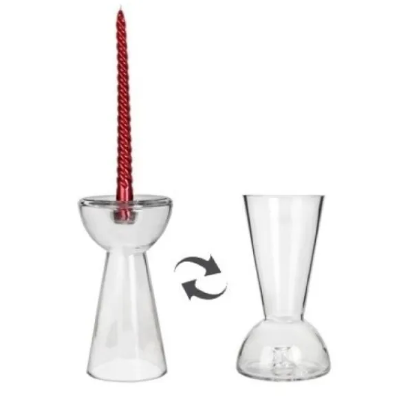 Vase En Verre Pour Fleurs Ou Bougie