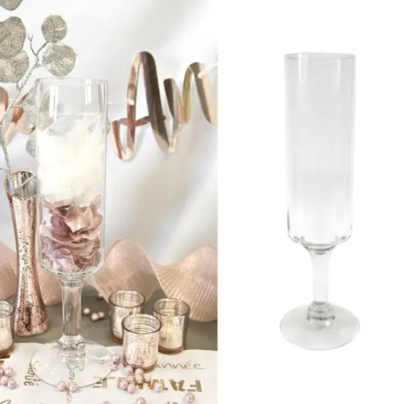 Vase Mariage Flute 40Cm