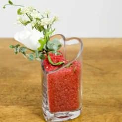 Vase Soliflore Coeur 15Cm