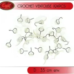 Ventouse Crochet Fixation Pour Guirlande X24Pi Ces