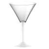 Verre Cocktail En Plastique Blanc X 20 Pi Ces