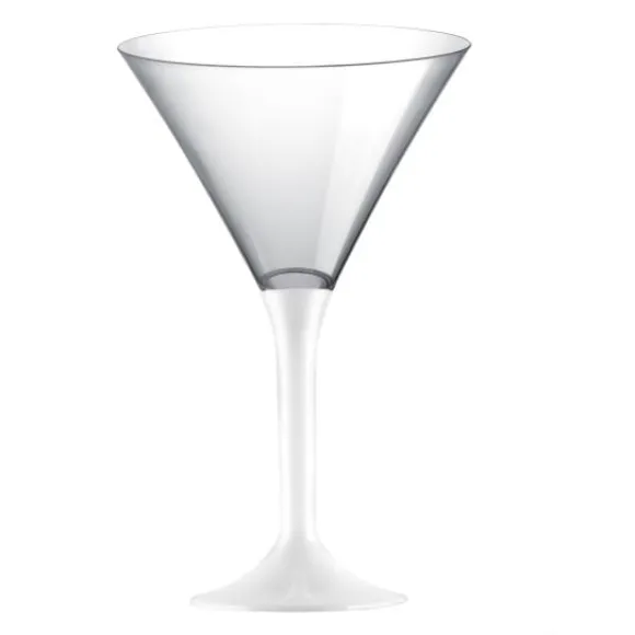 Verre Cocktail En Plastique Blanc X 20 Pi Ces