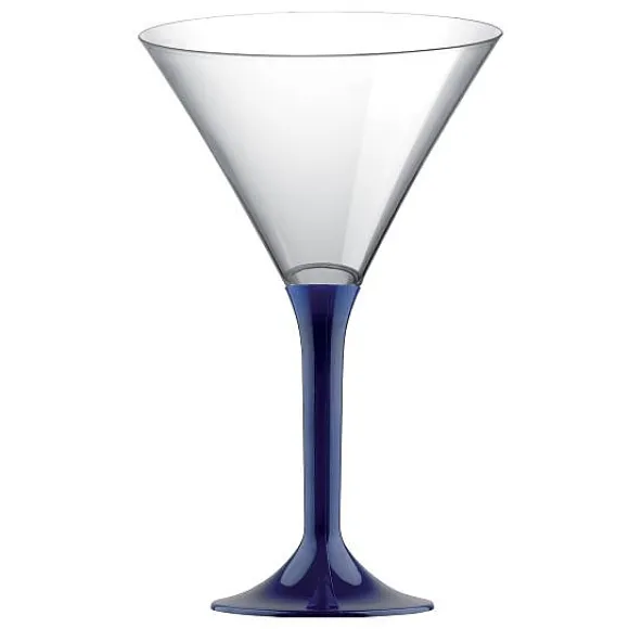 Verre Cocktail En Plastique Bleu Marine X 20 Pi Ces