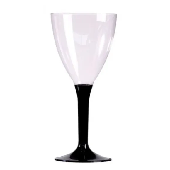 Verre Vin Plastique Noir X 20