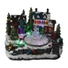 Village De Noel Musical Fontaine 11 Led